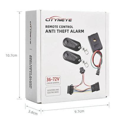 Universal Electric Scooter & Bicycle Anti-theft Alarm + Remote - 36-72v - Mekamart Australia