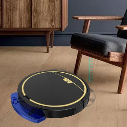 Smart Automatic Sweeping Robot with Mopping Function - Anti-fall - Black