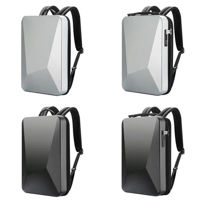 Waterproof Expandable Backpack with Usb Charging - Black Password Protected - Mekamart Australia