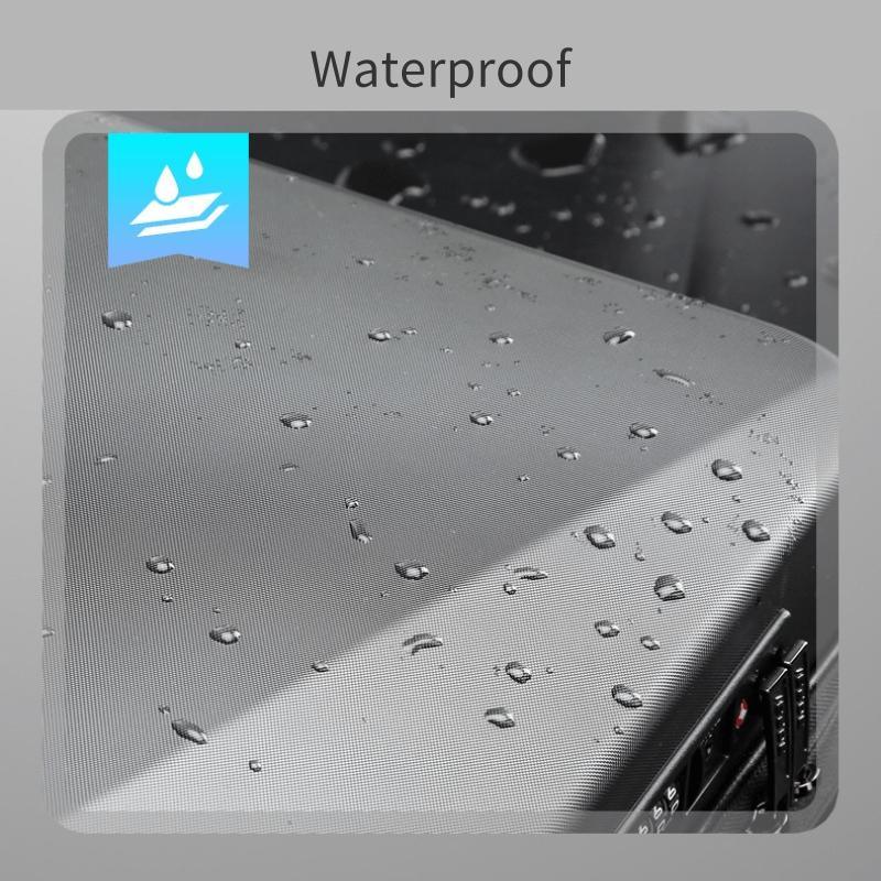 Waterproof Expandable Backpack with Usb Charging - Black Password Protected - Mekamart Australia