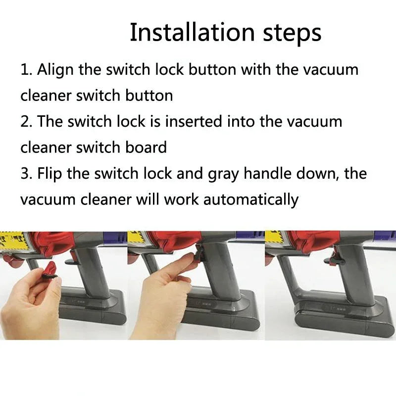 2-pack Vacuum Cleaner Switch Buckle for Dyson V6-v11 - Mekamart Australia