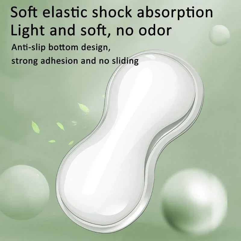 Large Green Silicone Keyboard Wrist Rest & Mouse Pad - Large Transparent Gray - Mekamart Australia