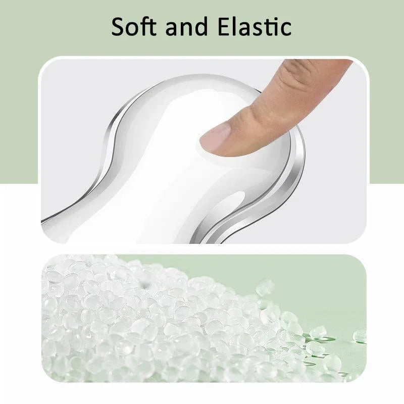 Large Green Silicone Keyboard Wrist Rest & Mouse Pad - Large Transparent Gray - Mekamart Australia