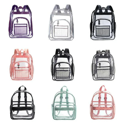 Waterproof Pvc Backpack for Students - Compact and Durable - Small Black