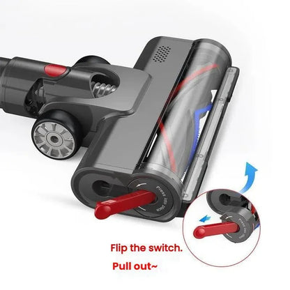 High Torque Floor Brush For V7 / V8 / V10 / V11 / V15 Vacuums With Lighting - Mekamart Australia