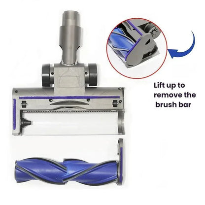 Anti Entanglement Brush Head For V7 / V8 / V10 / V11 / V15 Vacuums Green Light - Mekamart Australia