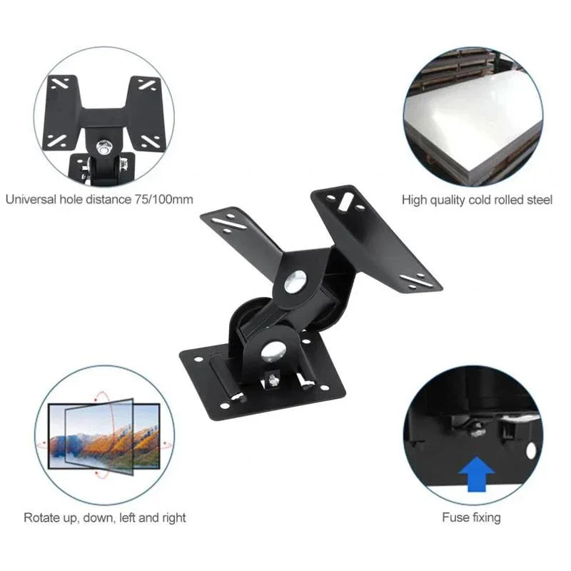 Universal 14-24 Tv Wall Mount Bracket - 180 Degree Rotation - Mekamart Australia