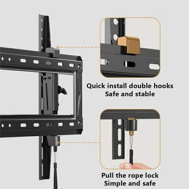 Adjustable Tv Wall Mount Bracket for 65-90 Inch Tvs - Mekamart Australia