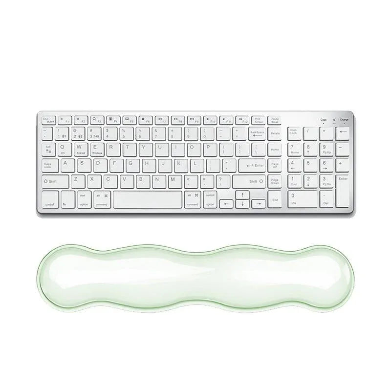 Large Green Silicone Keyboard Wrist Rest & Mouse Pad - Large Green - Mekamart Australia