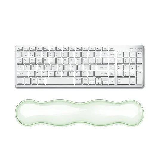Large Green Silicone Keyboard Wrist Rest & Mouse Pad - Large Green