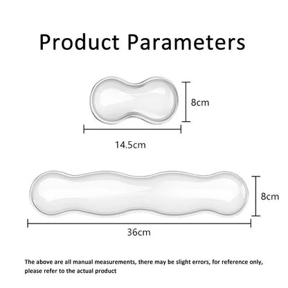 Large Green Silicone Keyboard Wrist Rest & Mouse Pad - Large Green - Mekamart Australia