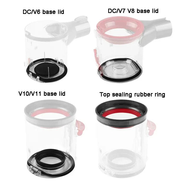 Vacuum Cleaner Dust Bin Sealing Ring for Dyson V10 V12 - Replacement Accessory - Mekamart Australia