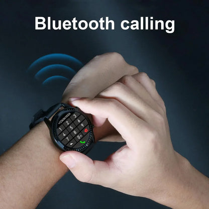 1.3 Inch Heart Rate / Blood Pressure / Blood Oxygen Monitoring Watch - Black Steel - Mekamart Australia