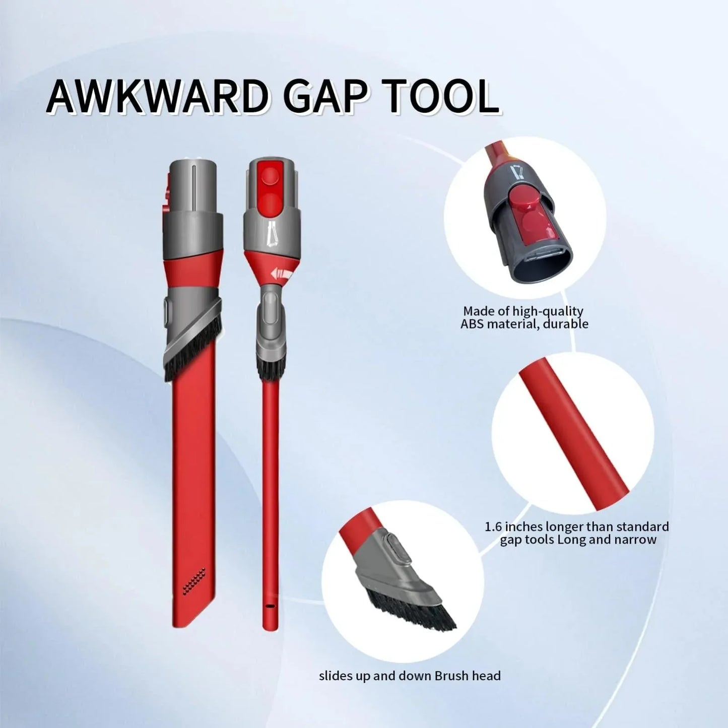 Ultra Narrow Crevice Brush Tool For V7 V15 Vacuum Cleaners - Mekamart Australia