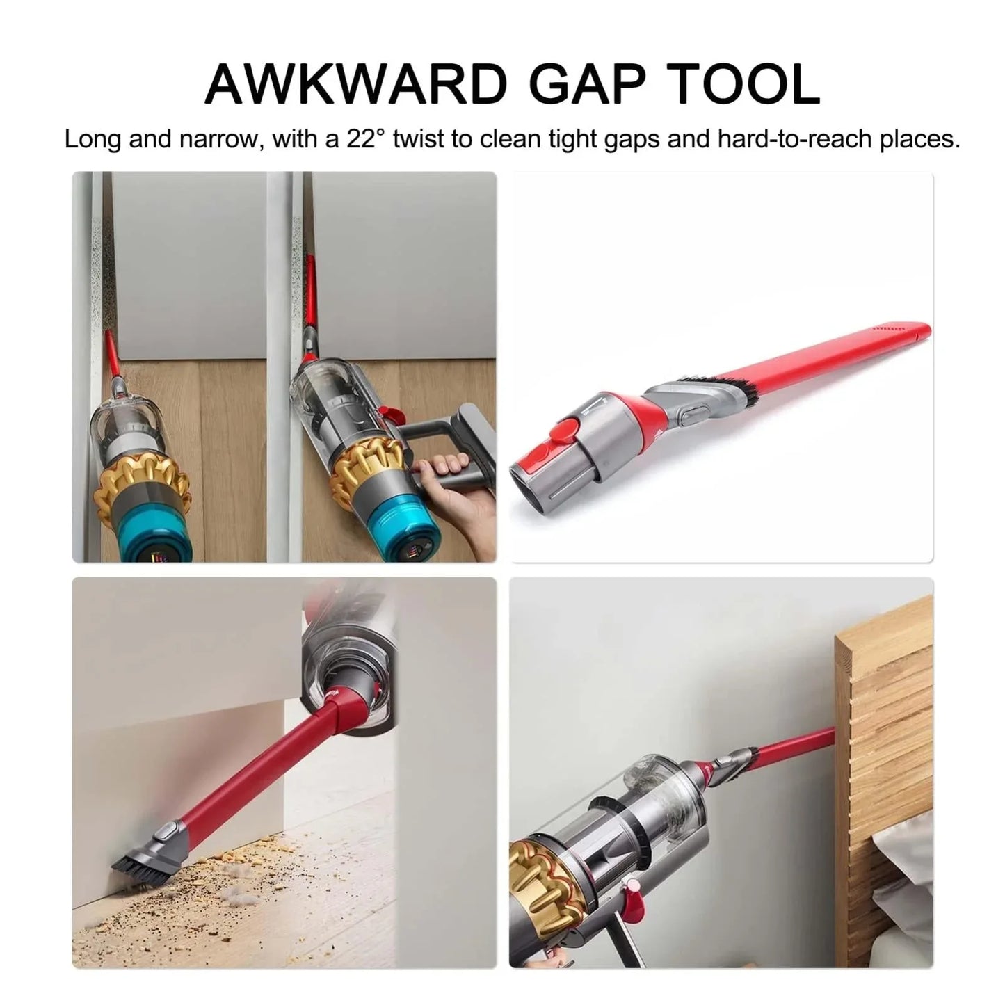 Ultra Narrow Crevice Brush Tool For V7 V15 Vacuum Cleaners - Mekamart Australia