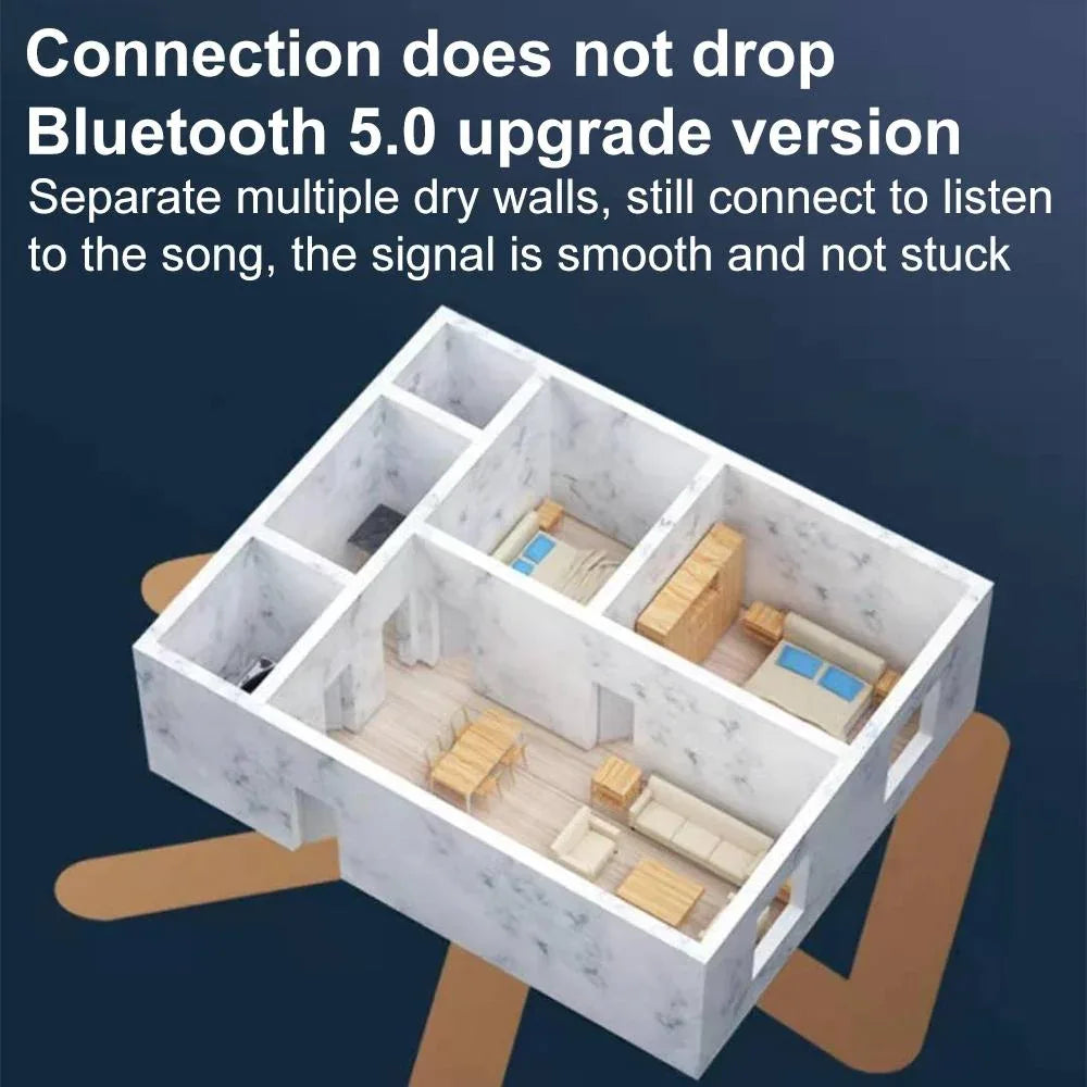 Rotatable Earhook Bluetooth Earphone for Noise Reduction Calls - no Charging Box - Mekamart Australia