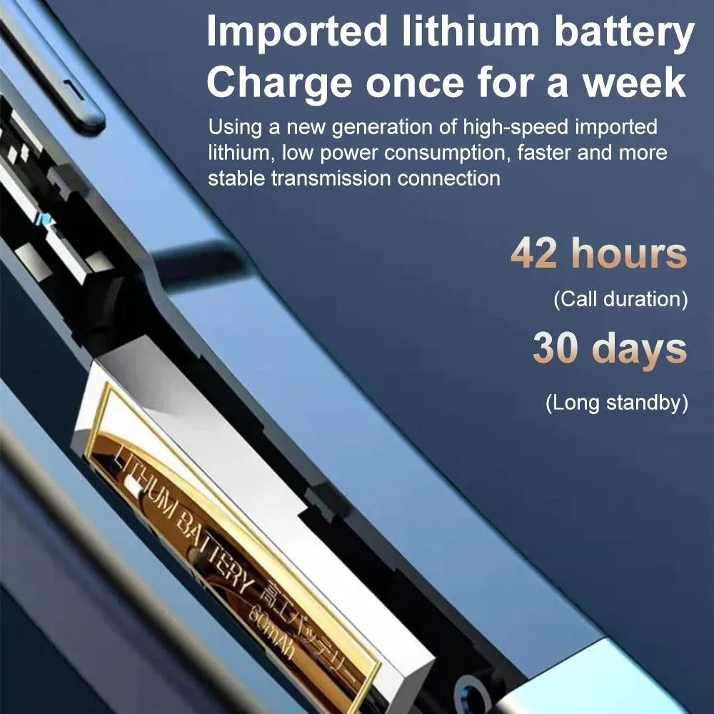 Rotatable Earhook Bluetooth Earphone for Noise Reduction Calls - no Charging Box - Mekamart Australia