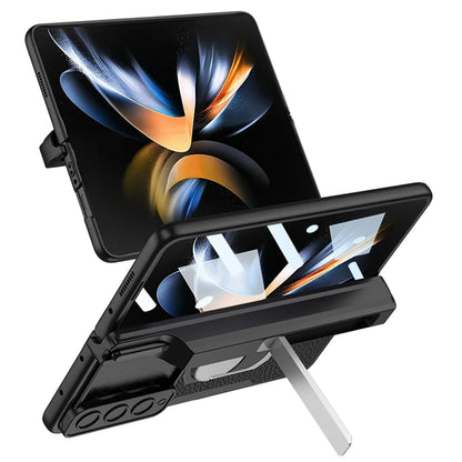 For Samsung Galaxy Z Fold4 5G Magnetic Armor Phone Case - Full Coverage - Carbon Fibre - Mekamart Australia