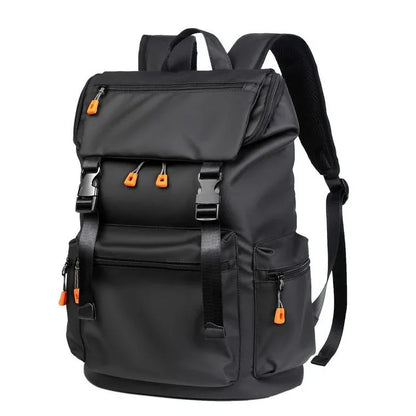 Men Business Travel Backpack - Spacious and Stylish - Black - Mekamart Australia
