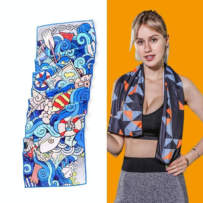 Quick Drying Gym Towel For Sports - Music Festival