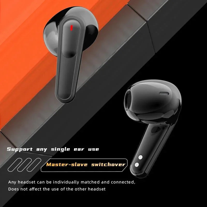 Intelligent Bluetooth Earphones with Digital Display - Pro 90 Hifi Black - Mekamart Australia