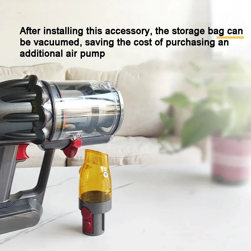 Universal Vacuum Suction Tip Adapter for Dyson Vacs - Yellow - Mekamart Australia