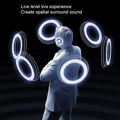 Wireless Dual Noise-cancelling Bluetooth Earphones for Music and Calls - Ivory White - Mekamart Australia