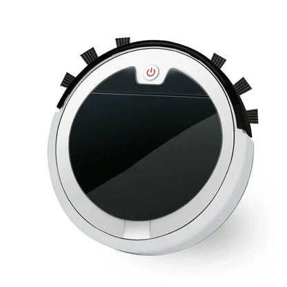 Smart Home Sweeping Robot with Remote Control and Large Suction - White Black - Mekamart Australia