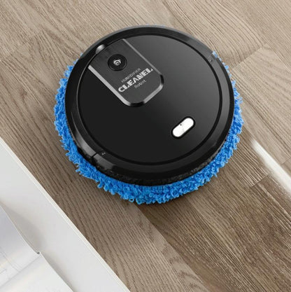 Smart Mopping Robot with Humidifier & Aroma Diffuser - Black