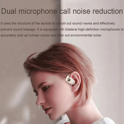 Wireless Dual-mic Bluetooth Earphones with Noise Reduction and Led Display - Black - Mekamart Australia