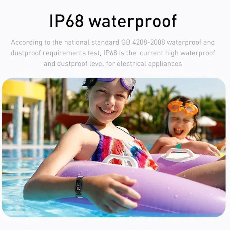 Smart Fitness Bracelet With Bluetooth Sleep Tracking - Blue - Mekamart Australia