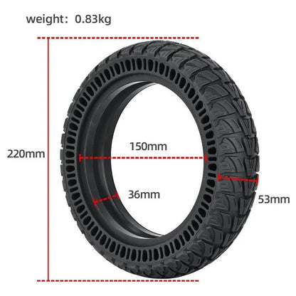 9x2.25 Electric Skateboard Tire for Xiaomi M365 / Kugoo M4 - Black - Mekamart Australia