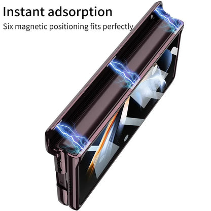 For Samsung Galaxy Z Fold4 5G Magnetic Hinged Case - Green - Mekamart Australia