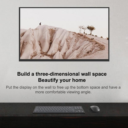 Universal Tv Monitor Stand - 5 Pcs Vertical Display Hanger - Simple & Compact - Black