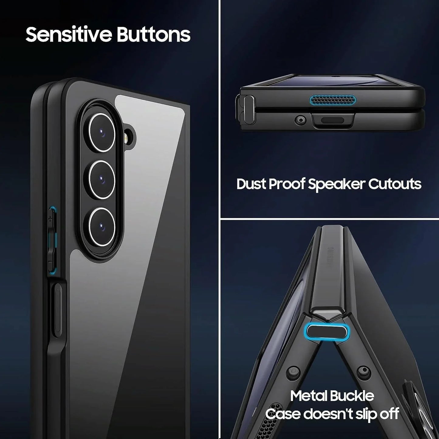 For Samsung Galaxy Z Fold4 5G Tpu Case - Ultra Thin - Mekamart Australia