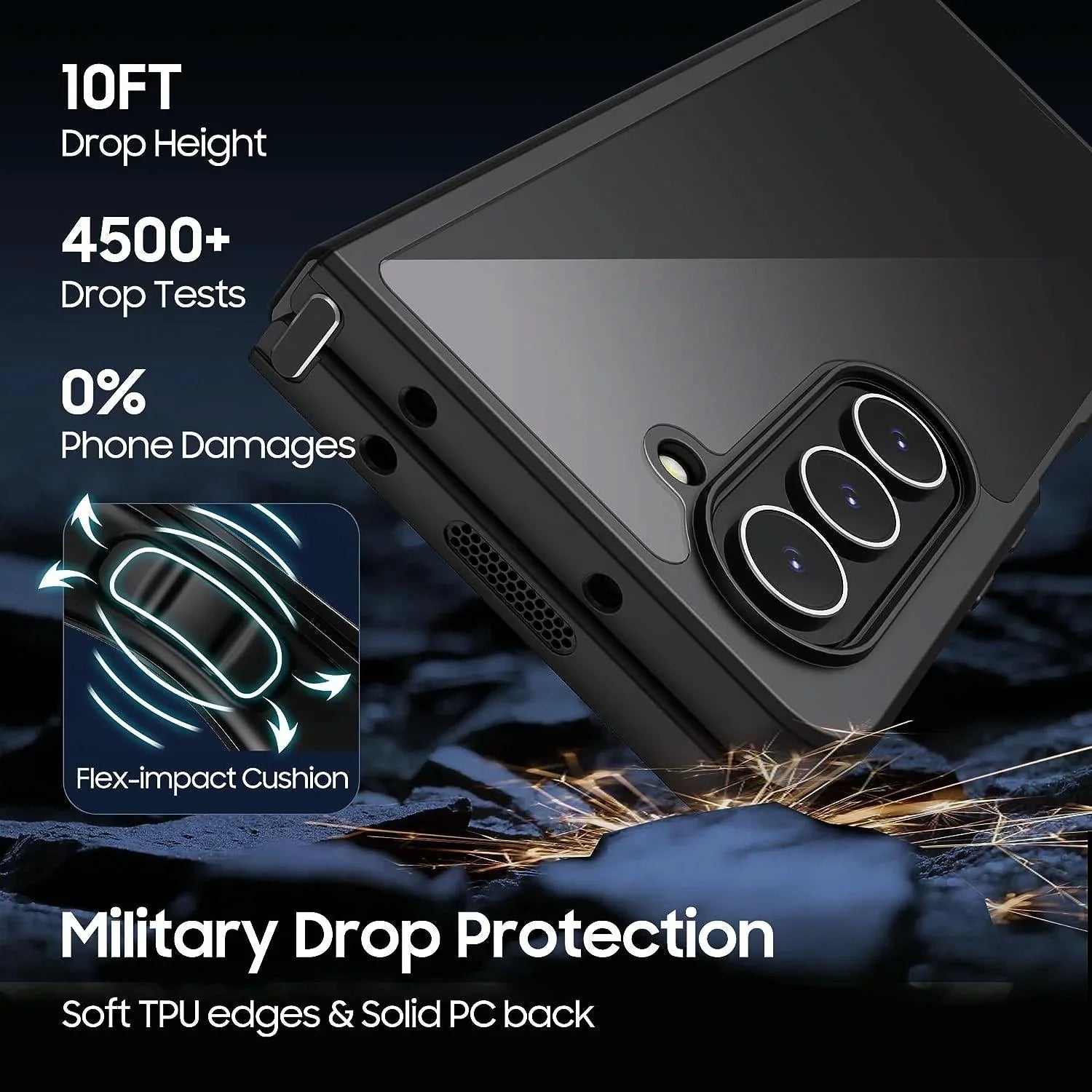 For Samsung Galaxy Z Fold4 5G Tpu Case - Ultra Thin - Mekamart Australia