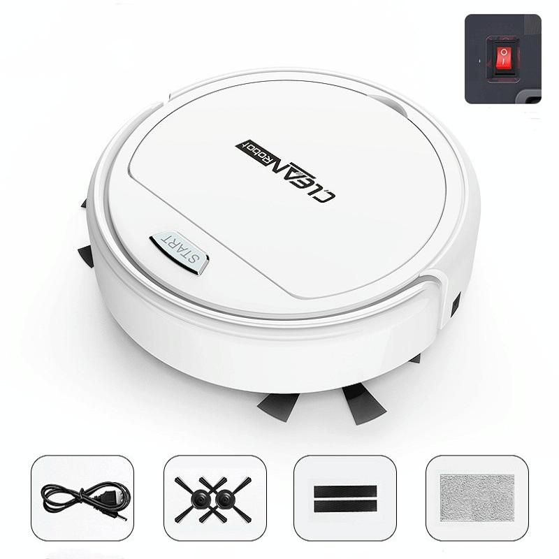 Smart Household Sweeping Robot - Automatic - White