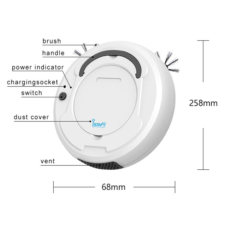 Smart Household Vacuum Cleaner - 1800pa Suction - Ca0380B