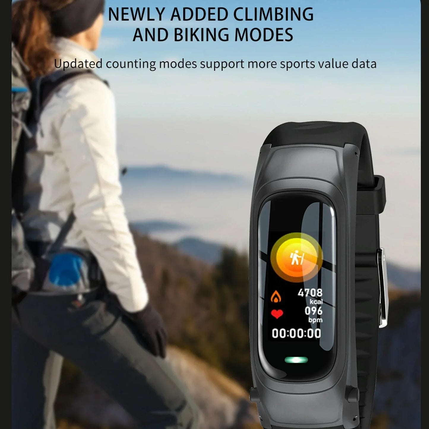 Smart Bracelet With Ai Voice Sleep & Heart Rate Monitoring Call Rejection - Gold - Mekamart Australia