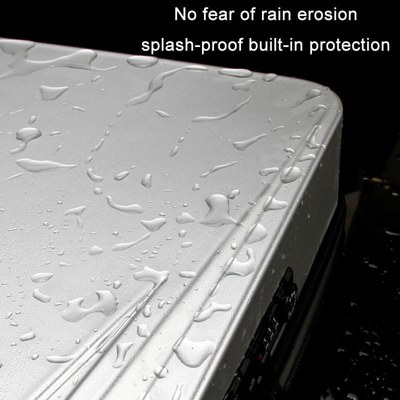 15.6-17.3 Inch Hard Shell Gaming Backpack for Men - Silver - Mekamart Australia