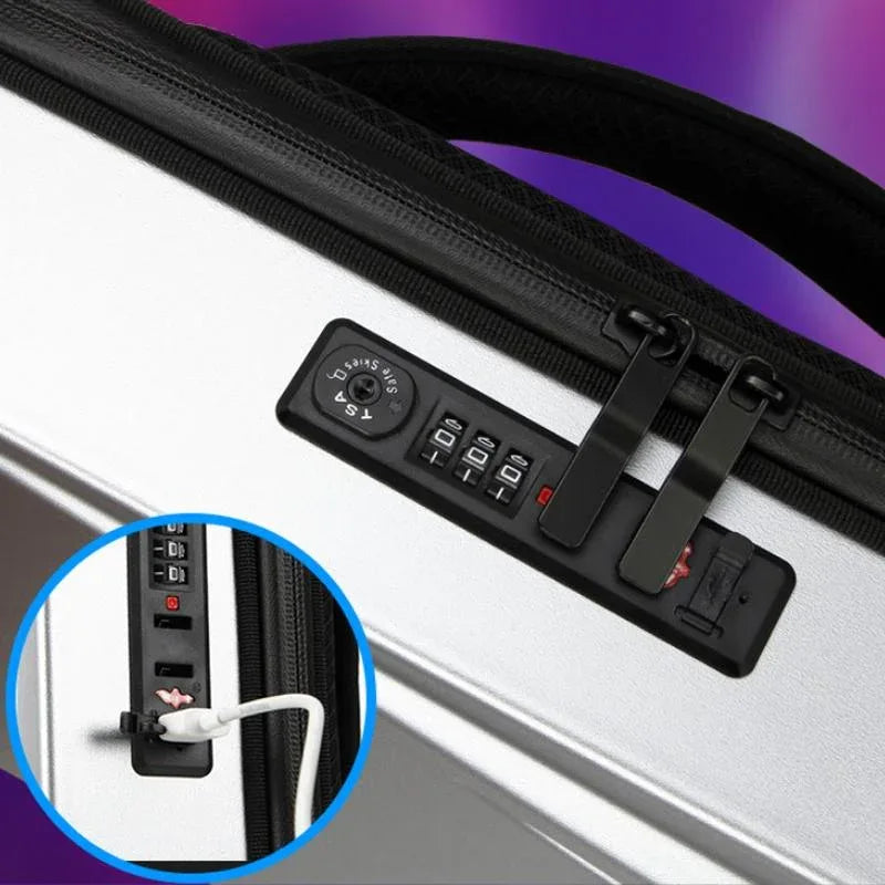 15.6-17.3 Inch Hard Shell Gaming Backpack for Men - Silver - Mekamart Australia