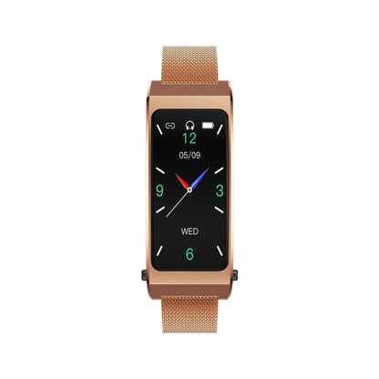 Smart Bracelet With Sleep And Oxygen Monitoring - Tft Display - Rose Gold - Mekamart Australia