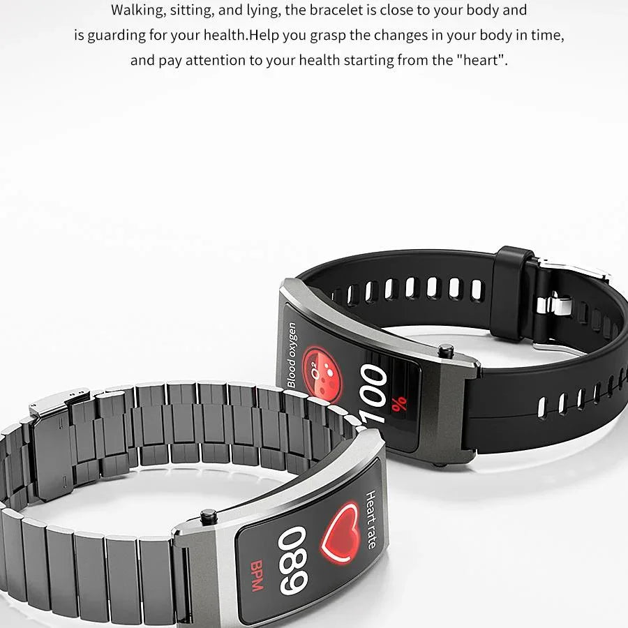 Smart Bracelet With Sleep And Oxygen Monitoring - Tft Display - Rose Gold - Mekamart Australia