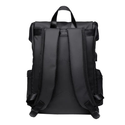 Men Business Travel Backpack - Spacious and Stylish - Grey - Mekamart Australia