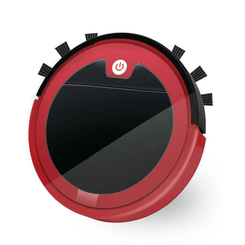 Smart Home Sweeping Robot with Remote Control and Large Suction - Red Black - Mekamart Australia