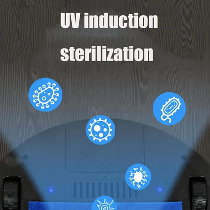 Smart Home Sweeping Robot with Remote Control and Large Suction - Red Black - Mekamart Australia