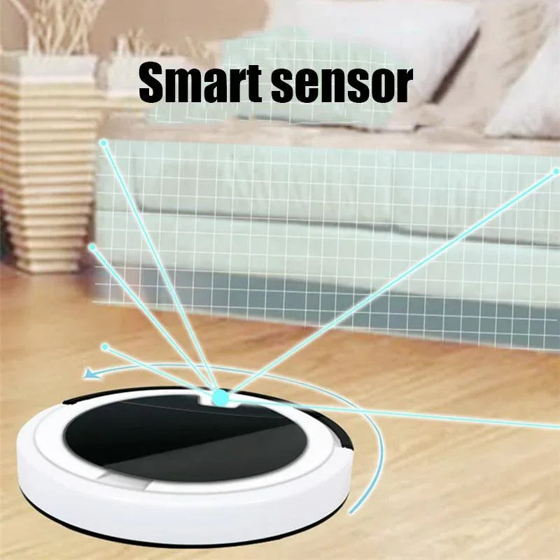 Smart Home Sweeping Robot with Remote Control and Large Suction - Red Black - Mekamart Australia