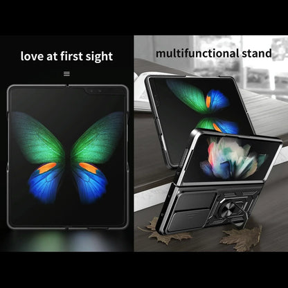 For Samsung Galaxy Z Fold4 5G Camshield Lanyard Case With Slide Ring - Mekamart Australia