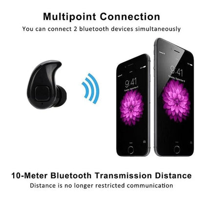Wireless Bluetooth Earphone with Mic for Sports - S530x - Black - Mekamart Australia