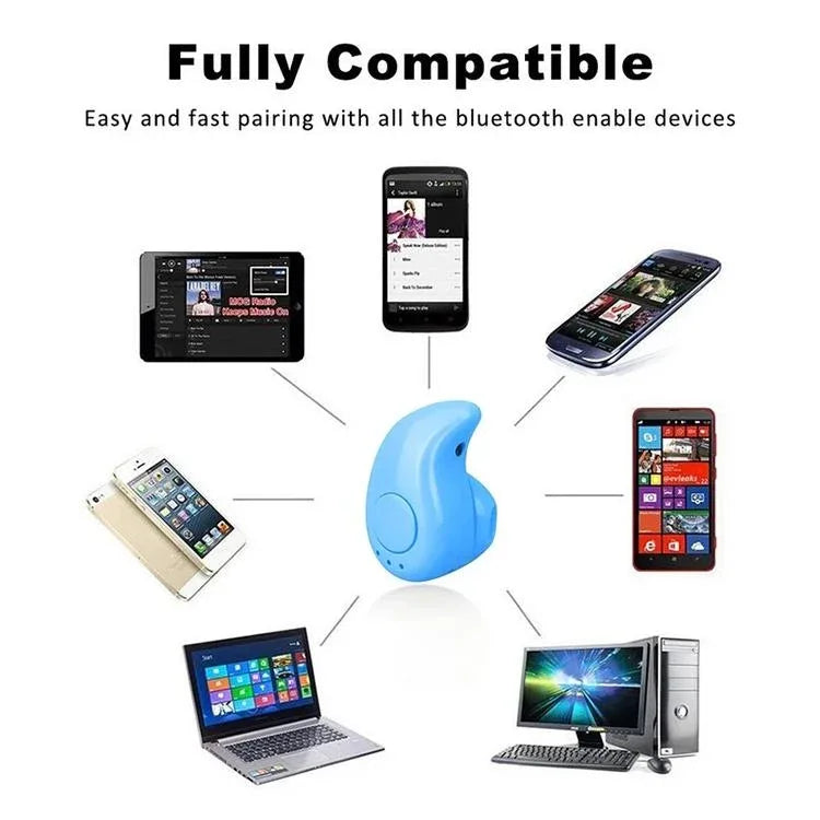 Wireless Bluetooth Earphone with Mic for Sports - S530x - Black - Mekamart Australia